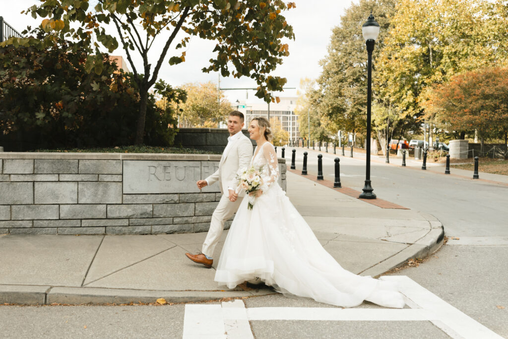 asheville elopement photographer captures couples elopement at the asheville buncombe county courthouse