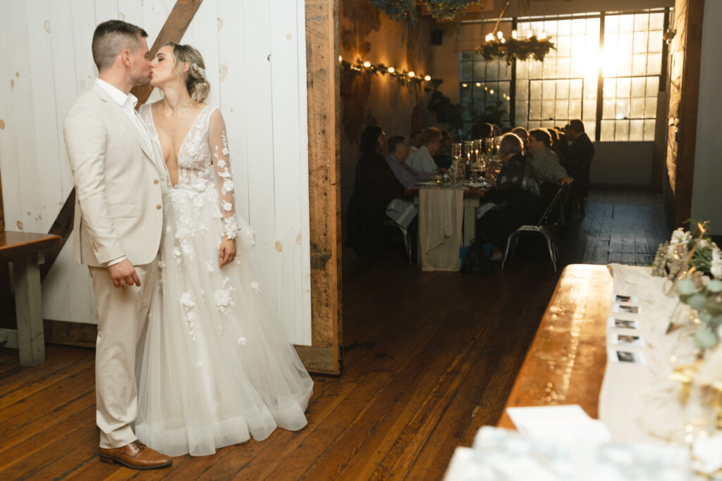 asheville elopement photographer captures couples elopement at the asheville buncombe county courthouse and dining at rhubarb restaurant