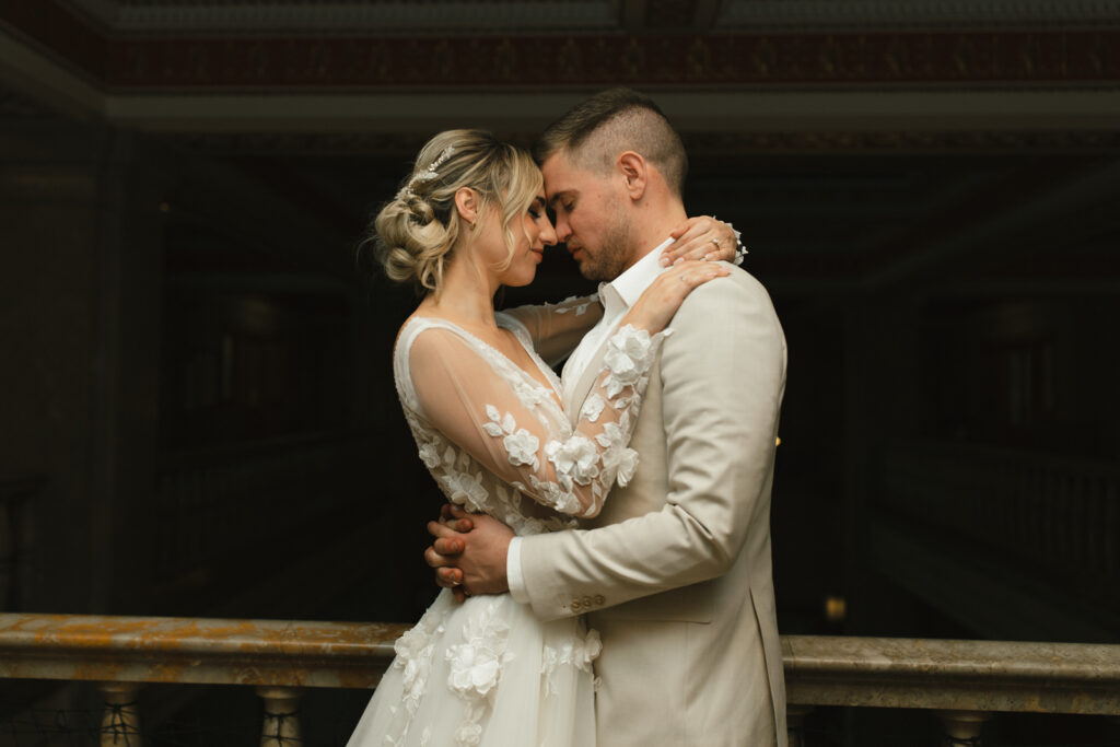 asheville elopement photographer captures couples elopement at the asheville buncombe county courthouse