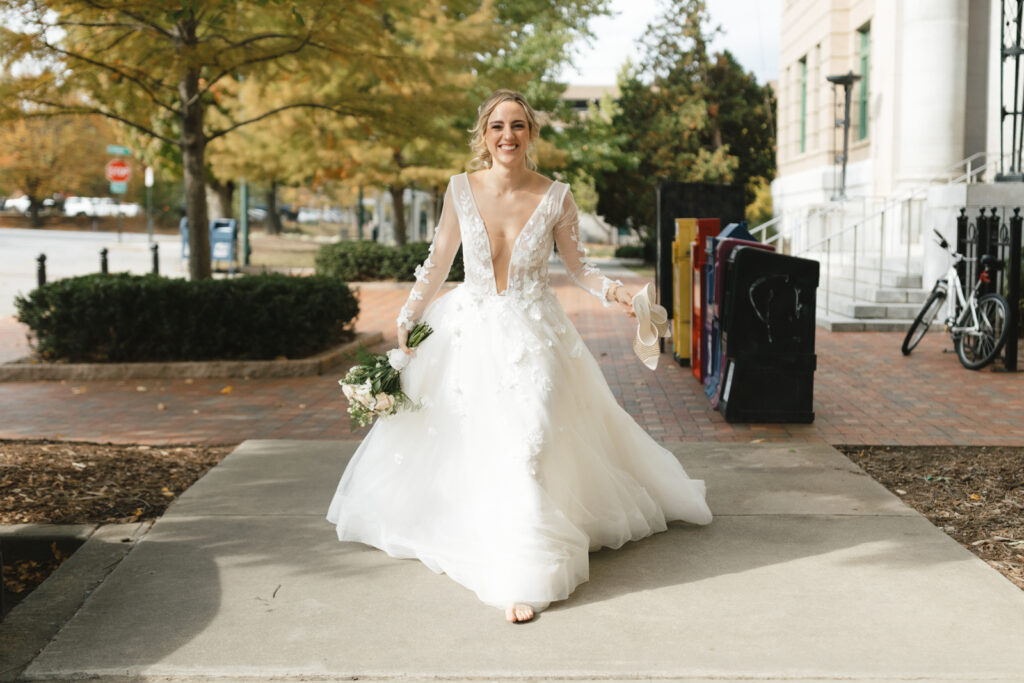 asheville elopement photographer captures couples elopement at the asheville buncombe county courthouse