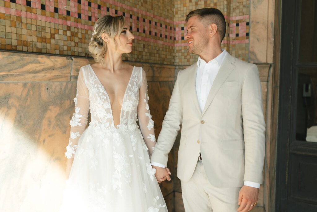 asheville elopement photographer captures couples elopement at the asheville buncombe county courthouse