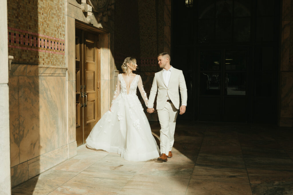 asheville elopement photographer captures couples elopement at the asheville buncombe county courthouse