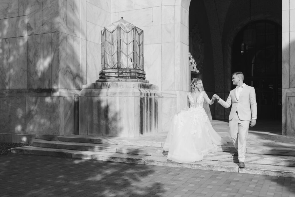 asheville elopement photographer captures couples elopement at the asheville buncombe county courthouse