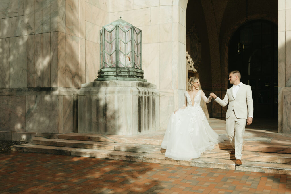 asheville elopement photographer captures couples elopement at the asheville buncombe county courthouse