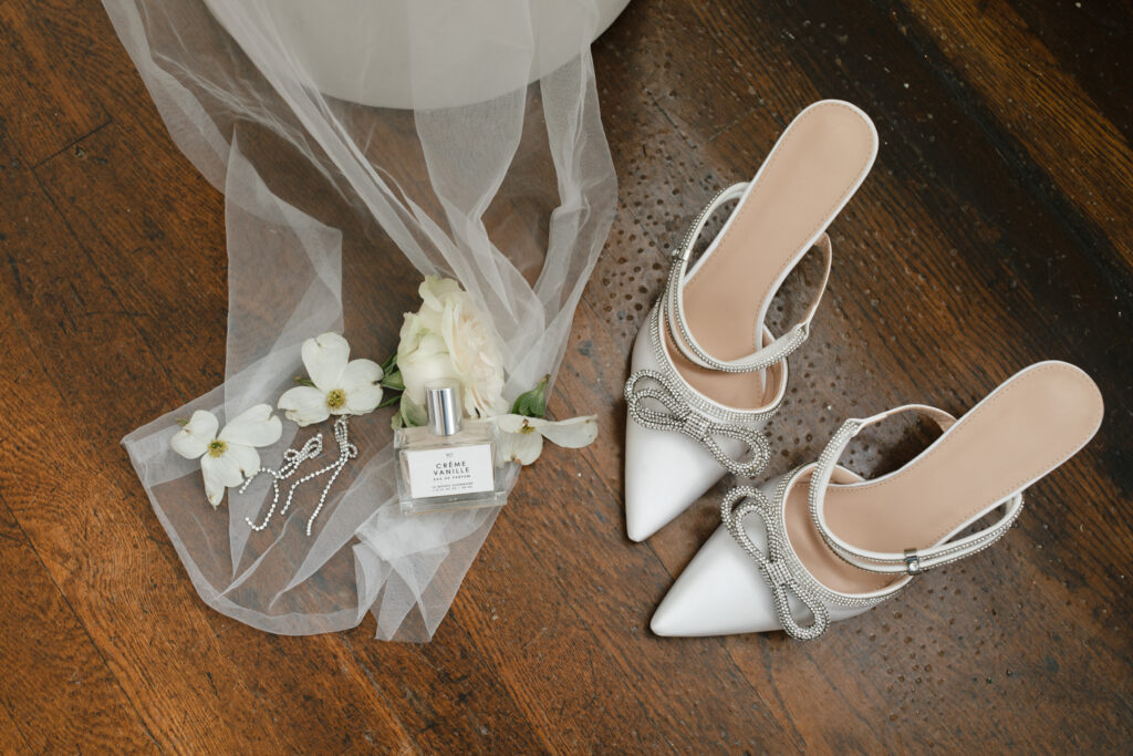 wedding day details at the mill studio