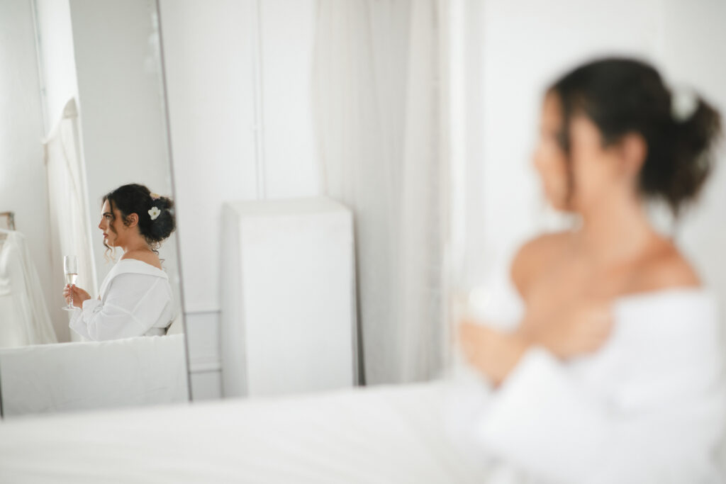 bride getting ready